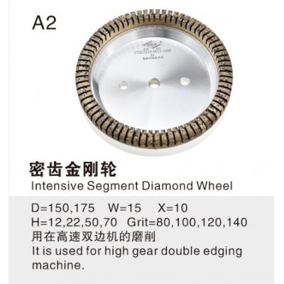 Fine toothed diamond wheel