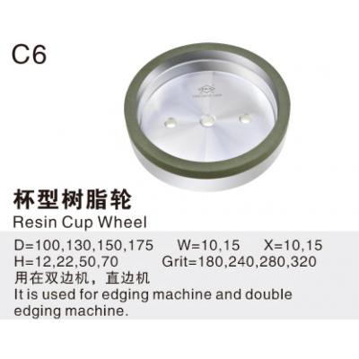 Cup type resin wheel