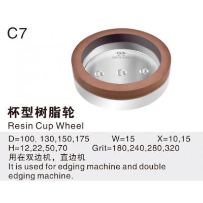 Cup type resin wheel
